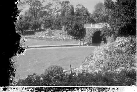 Beautiful Flower Beds, In Pioneer Womens' Memorial Gardens, Melb, 1920–54