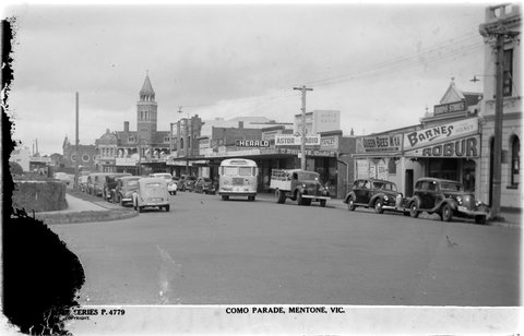 COMO PARADE, MENTONE, VIC, 1920–54