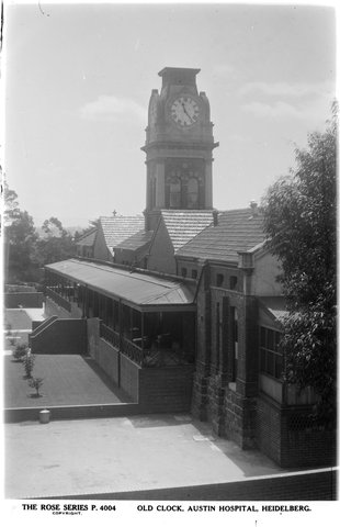 OLD CLOCK, AUSTIN HOSPITAL, HEIDELBERG, 1920–54