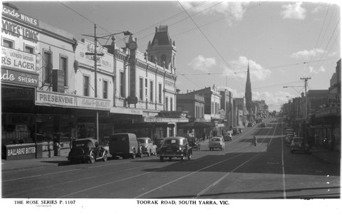 Toorak Road, South Yarra, Vic, 1920–54