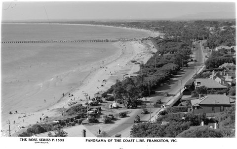 Panorama Of The Coast Line, Frankston, Vic, 1920–54
