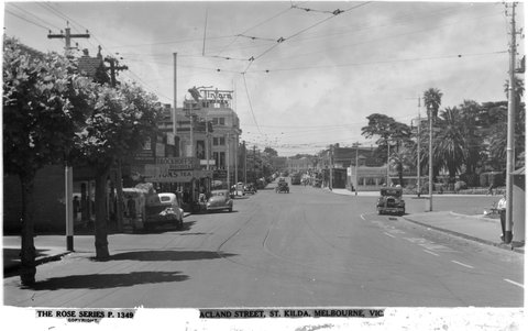 Acland Street, St. Kilda, Melbourne, Vic, 1920–54