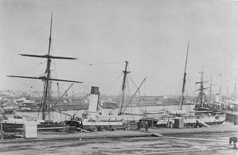 QUEENS' WHARF IN '70S [Melbourne], 1900–54