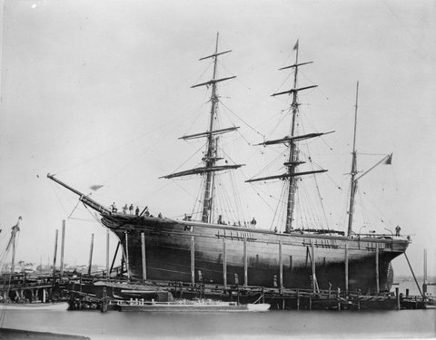 Barque on slip. Williamstown, 1900–54