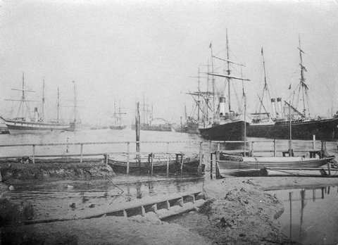River Yarra. Abt 1872