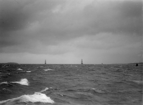 PORT PHILLIP HEADS [known as The Rip - showing ships and coastal view], 1900–54