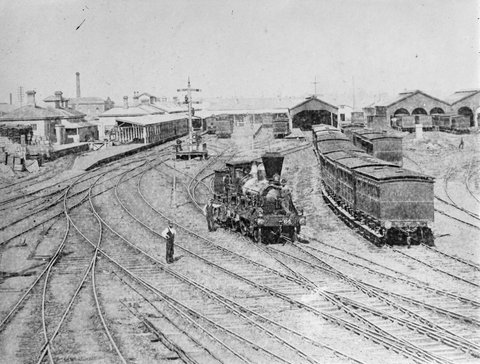 Spencer Street rail yards, 1900–54